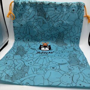 Blue Jellycat London Drawstring Bag‎